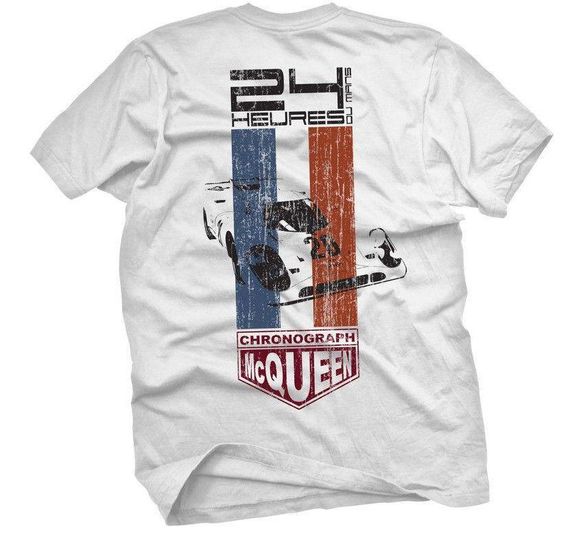 Футболка мужская с принтом повседневная XL Белая