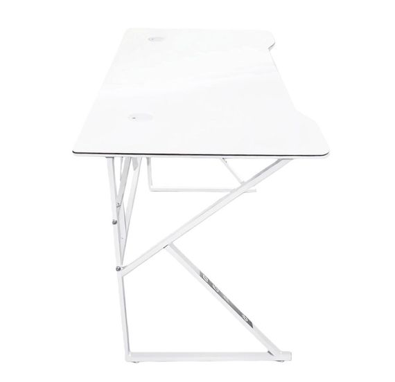 Стіл геймерський комп'ютерний Bonro 276 металевий 120×60 білий (42401080) | Зображення 3