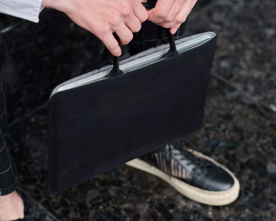 Чохол для ноутбука вінтажний Incarne Stem MacBook Pro 16" 2019-2025 stem-black-vintage-pro-16 чорний | Зображення 2