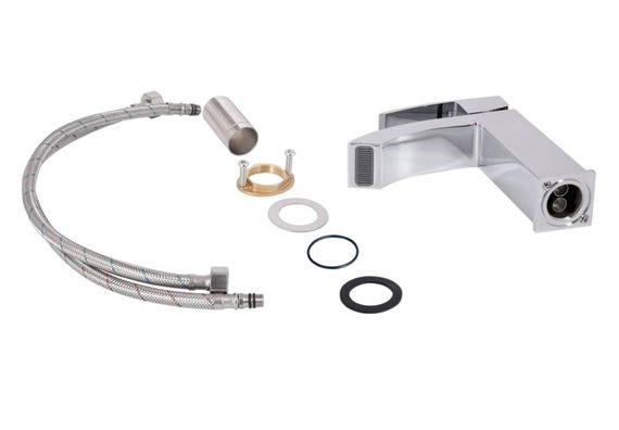 Змішувач для раковини Qtap Swan Cascada, Chrome (k35) QTSWA270CRM45564 | Зображення 4