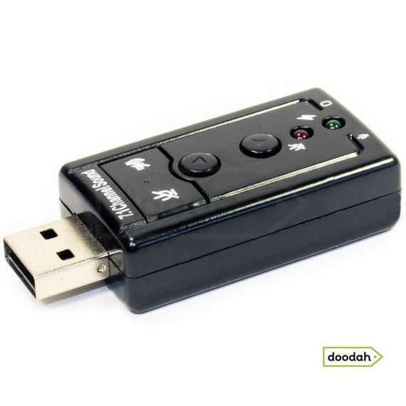 Зовнішня звукова usb GoodEm SC-108 (7.1) - для пк, ноутбука, та інших пристроїв | Зображення 2