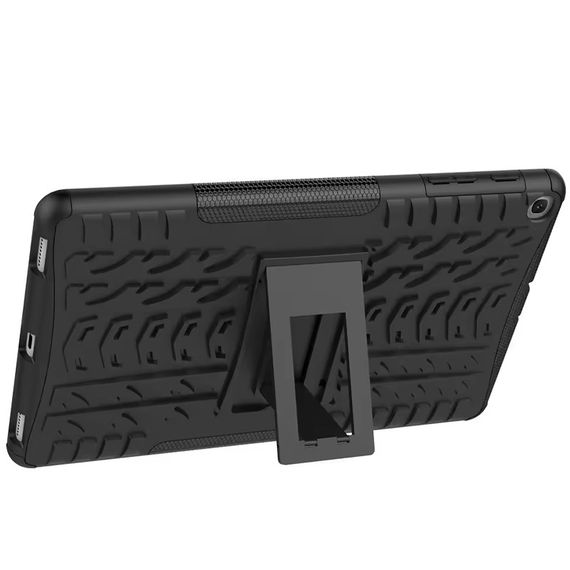 TPU+PC чехол Protector Stand для Samsung Galaxy Tab A7 Lite 8.7 (SM-T220) Black | Зображення 1