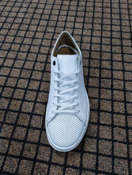 Летние мужские кеды белого цвета 40 42 43 44 45 размер | Зображення 1