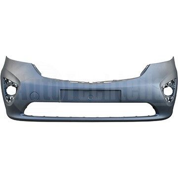 Бампер передній Opel Vivaro 14-19/ Renault Trafic 14- (під протитуманки), 505 1299