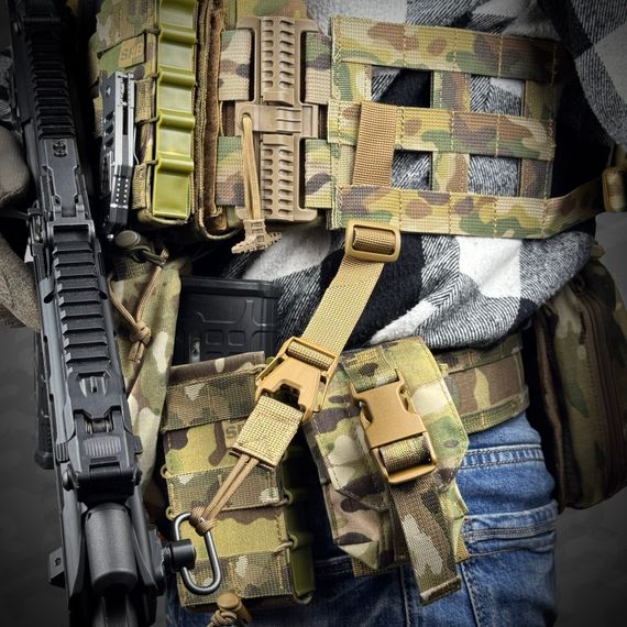 Додаткове кріплення з паракордом Койот | Зображення 1