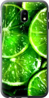 Чохол на Samsung Galaxy J3 (2017) Зелені часточки лимона "852t-650-2448"