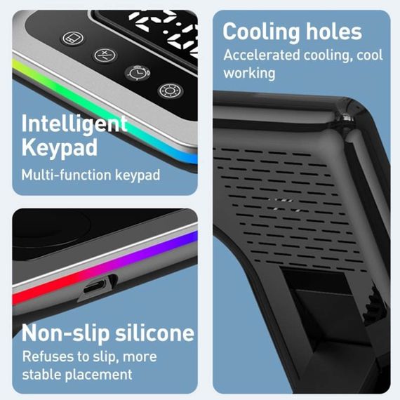 БЗП + годинник A93 4in1 Black | Зображення 2