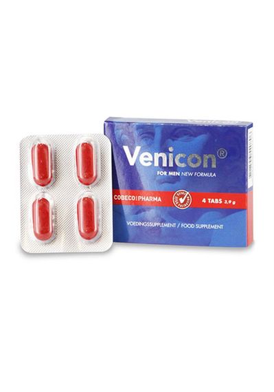 Таблетки для потенції Venicon for Men (ціна за упаковку, 4 таблетки)
