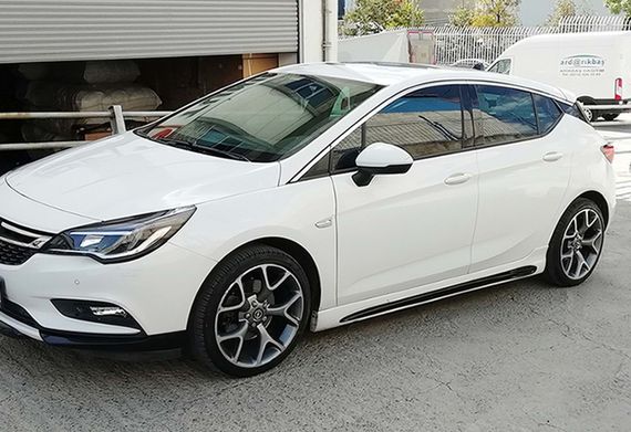 Боковые Пороги DPT V-2 (Под Покраску) для Opel Astra K 2016-2021 гг | Зображення 2