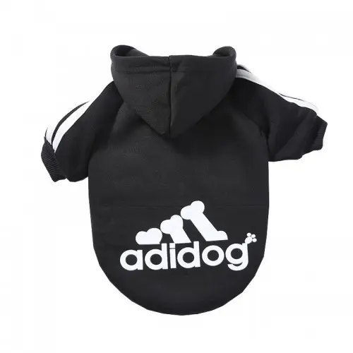 Толстовка для собак Adidog черная L