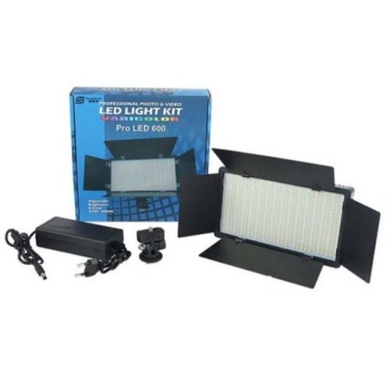 Світильник студійний світлодіодний 29см із кріпленням на штатив E-600 Чорний