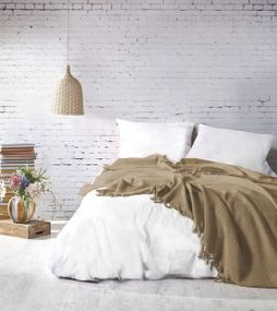 Покрывало Saheser Mona 220 х 240 см. Hardal