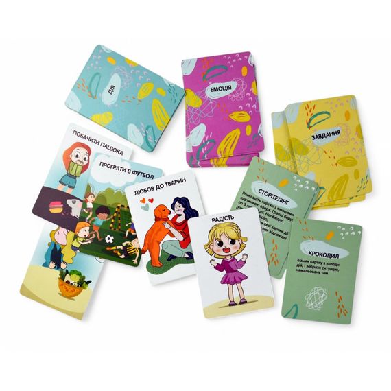 Настольная игра "Эмоции" 2262-UM 37 карточек, 7 вариантов игры | Зображення 3