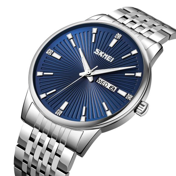 Skmei 9323SIBU Silver-Blue | Зображення 1
