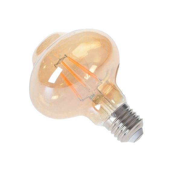 Лампа светодиодная LED 6W E27 COG WW T80 Amber 220V | Зображення 4
