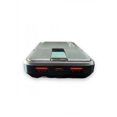 POWER BANK INKAX PBQ-08 на 10000 mAh (22,5W) зі швидким заряджанням + 3шнура та циферблатом (2 виходи) | Зображення 2