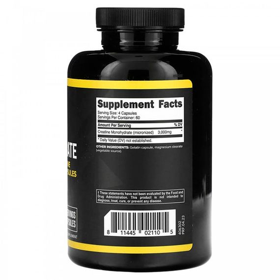 Креатин моногідрат Primaforce Creatine Monohydrate 750 mg 240 Caps | Зображення 1