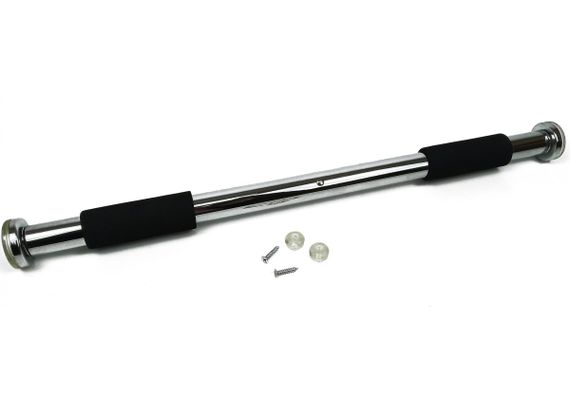 Розсувний розпірний турнік EasyFit 63-100 см Хром (EF-1633-2)