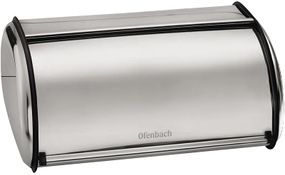 Хлібниця Ofenbach Breadbox 43.5х27х18см, нержавіюча сталь, срібло