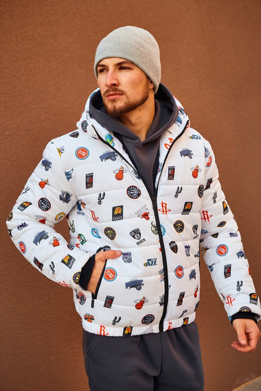 Куртка НБА білий S M | Зображення 4