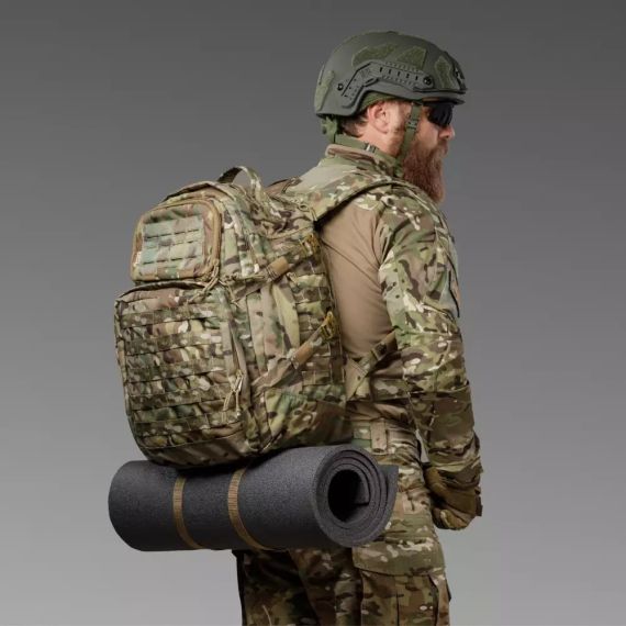 Тактичний рюкзак RANGER Мультикам, армійський штурмовий рюкзак Ukrarmor укрармор, військовий рюкзак ЗСУ триденний 40л MOLLE | Зображення 2