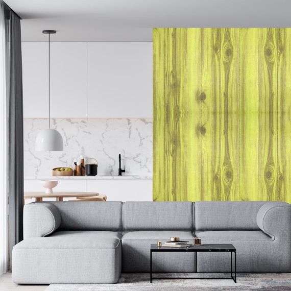 Самоклеюча 3D панель жовте дерево 700х700х4мм (94) SW-00001361 | Зображення 3