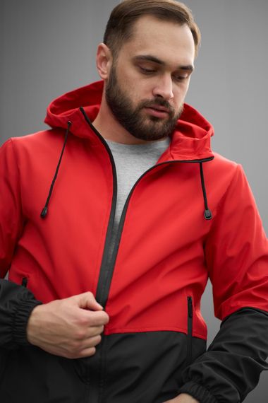 Куртка Softshell light Intruder червоно-чорна | Зображення 4