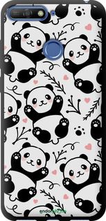 Чохол на Huawei Y6 Prime 2018 Панди "4318b-1441-2448"