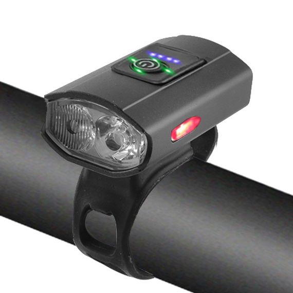 Велоліхтар 2285-2XPE Ultra Light Aluminium вбудований акумулятор, індикація заряду, Waterproof | Зображення 1