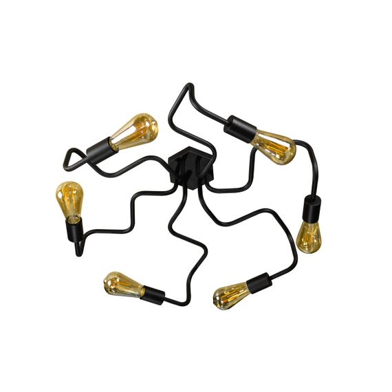 Люстра лофт MSK Electric Laminari на шесть ламп паук NL5526-6 | Зображення 2