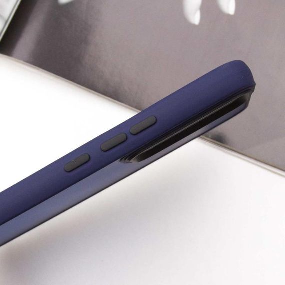 Чохол TPU+PC Lyon Frosted для Samsung Galaxy S25 FE Navy Blue | Зображення 4