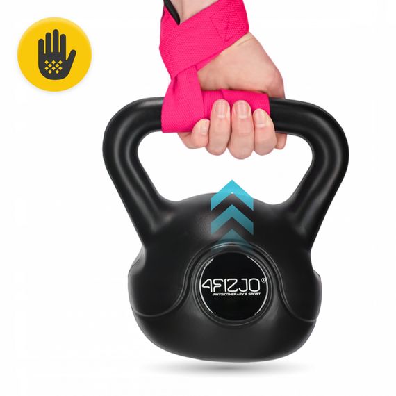 Лямки для станової тяги 4FIZJO Deadlift Straps Pink (P-5905973402293) | Зображення 2