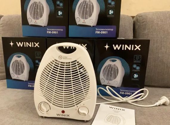 Напольный тепловентилятор обогреватель Winix FM-0901 дуйчик белый 2000 Вт | Зображення 1