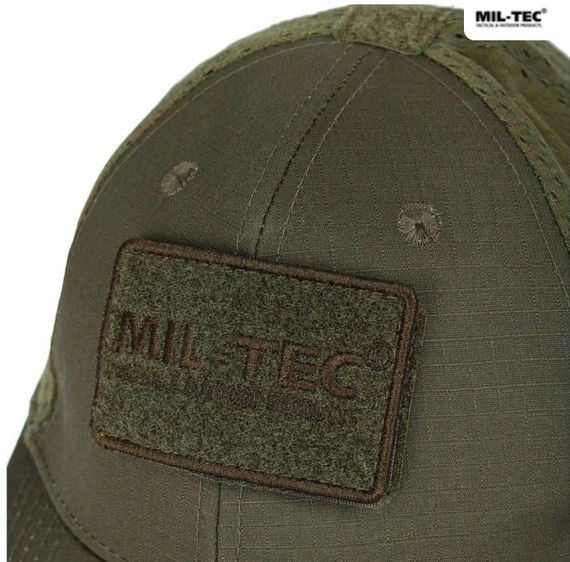 Бейсболка MIL-TEC Net Baseball Cap Olive з сіткою | Зображення 8