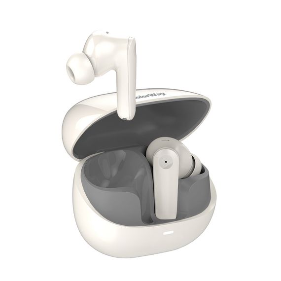Навушники ColorWay Slim TWS-1 Earbuds Long Life Beige (CW-TWS1BE) | Зображення 2