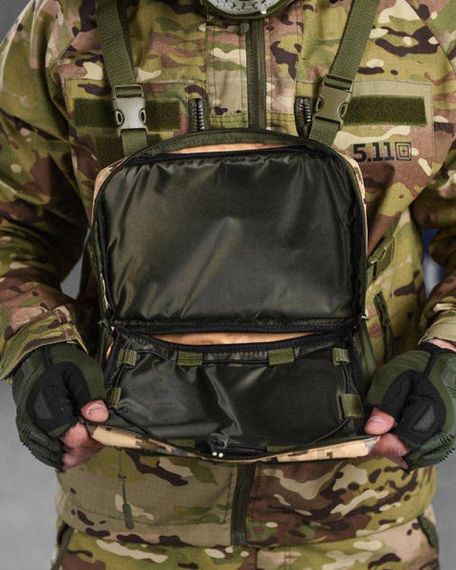 Тактична нагрудна сумка адміністратора Molle для планшета піксель | Зображення 5