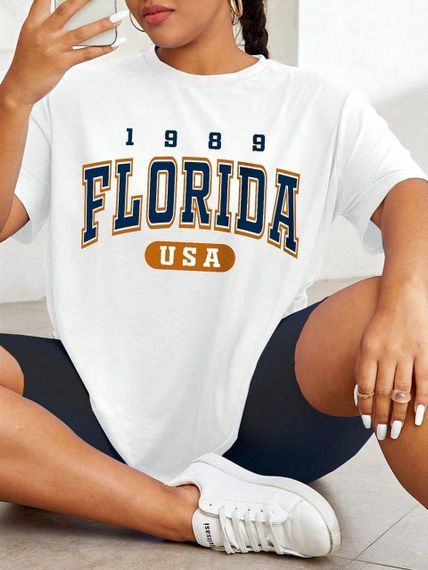 Футболка жіноча з принтом повсякденна XL Білий