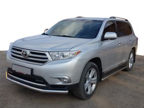 Передній захист ST014 (нерж.) d60/60 для Toyota Highlander 2008-2013рр
