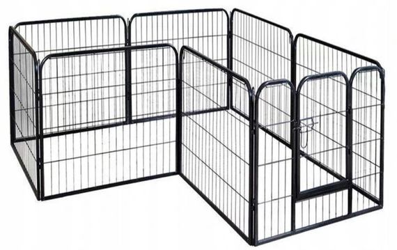 Металевий манеж карта MALATEC 23769 вольєр для тварин 80*80 см 8 секцій | Зображення 3