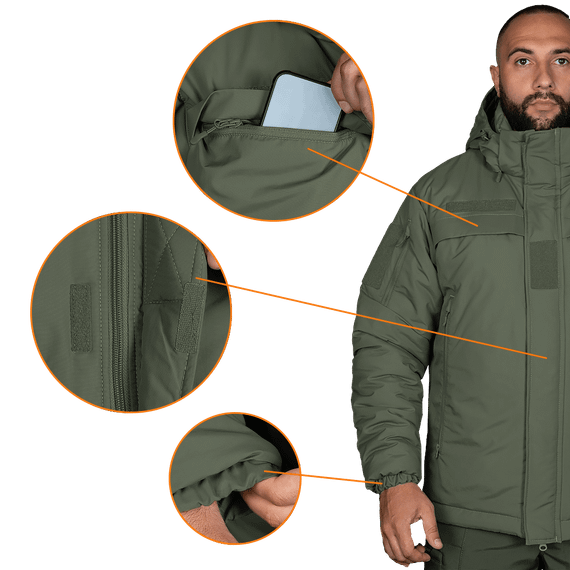 Зимова куртка Patrol System 3.0 Nylon Taslan Олива (7304), L | Зображення 8
