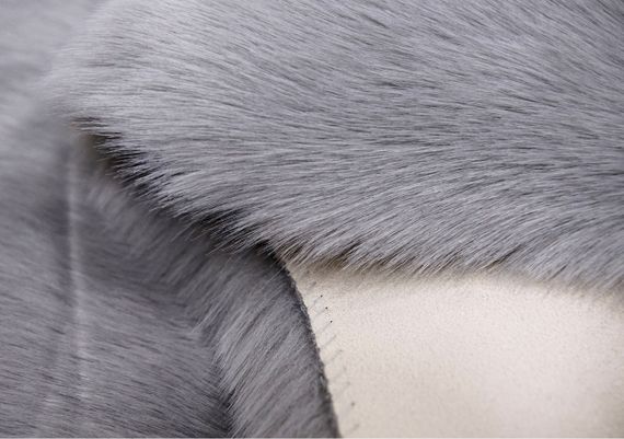 Килим "Овеча шкура" 60*90см karat carpet сірий | Зображення 1