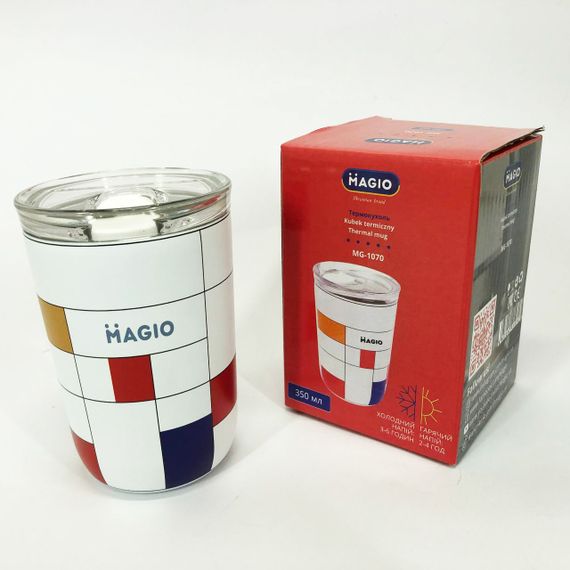 Термокухоль Magio MG-1070 0.35 л, Термокухоль для дітей, Термос для питної води, Термос для кави | Зображення 2