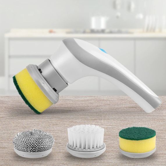 Щітка для миття посуду з насадами акумуляторна Electric Cleaning brush | Зображення 1