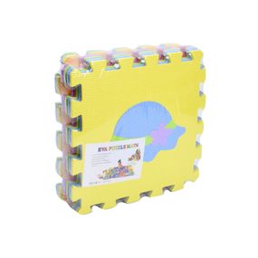 Детский коврик Мозаика "Предметы" MR 1275, 9 деталей, EVA, 30х30 см