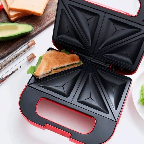 Сендвичница бутербродов, Бутербродница, Сэндвичница с насадками, Бутербродница профессиональная PC-44 | Зображення 4