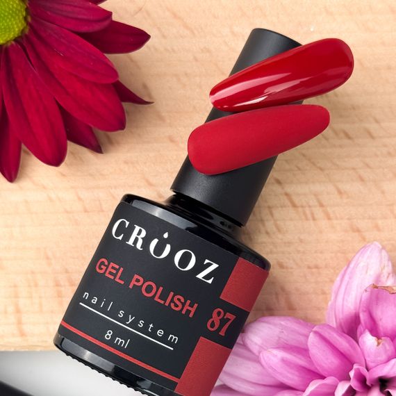 Гель-лак Crooz 87 (винно-красный) 8мл | Зображення 3