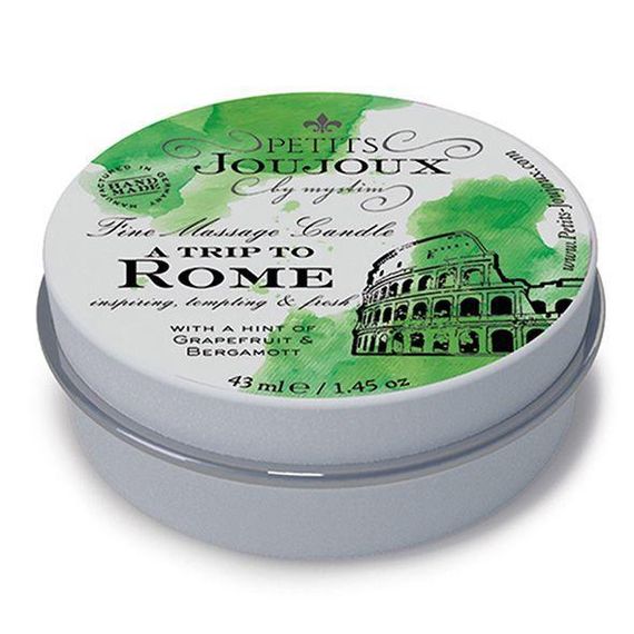 Массажная свечa Petits Joujoux - Rome - Grapefruit and Bergamott (43 мл) с афродизиаками sexstyle