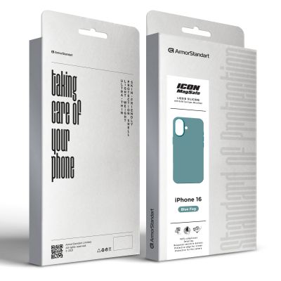 Чехол для мобильного телефона Armorstandart ICON2 MagSafe Apple iPhone 16 Blue Fog (ARM80184) | Зображення 1