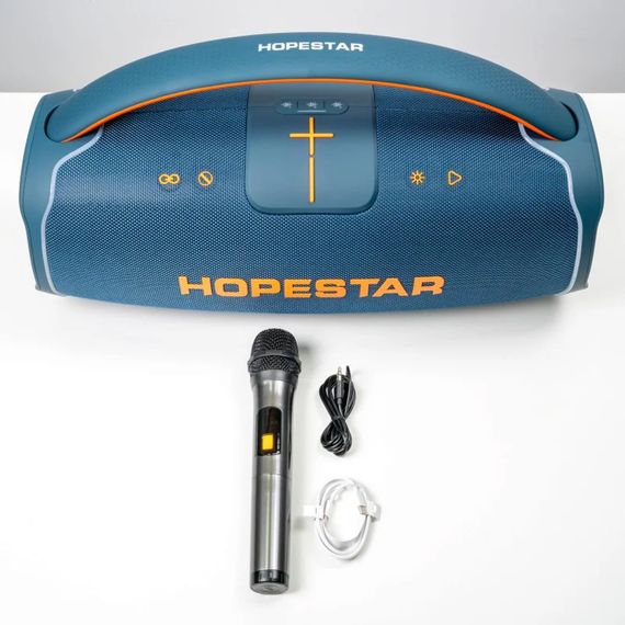 Bluetooth колонка Hopestar A65 300W Blue | Зображення 4
