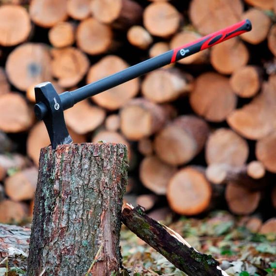 Колун кований 2500г, ручка з фібергласу INTERTOOL HT-0273 | Зображення 9